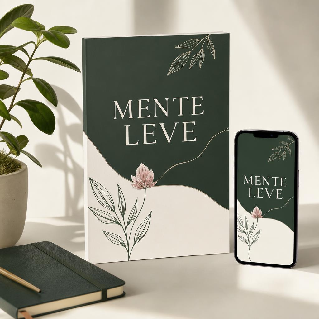 Mockup do bônus Mente Leve